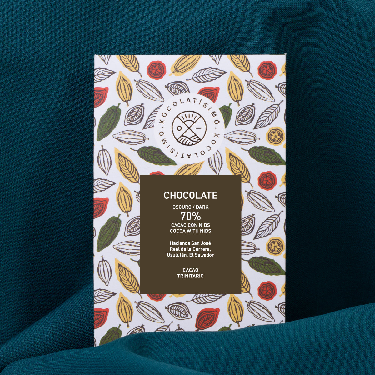70% cocoa with cocoa nibs, La Carrera, El Salvador
